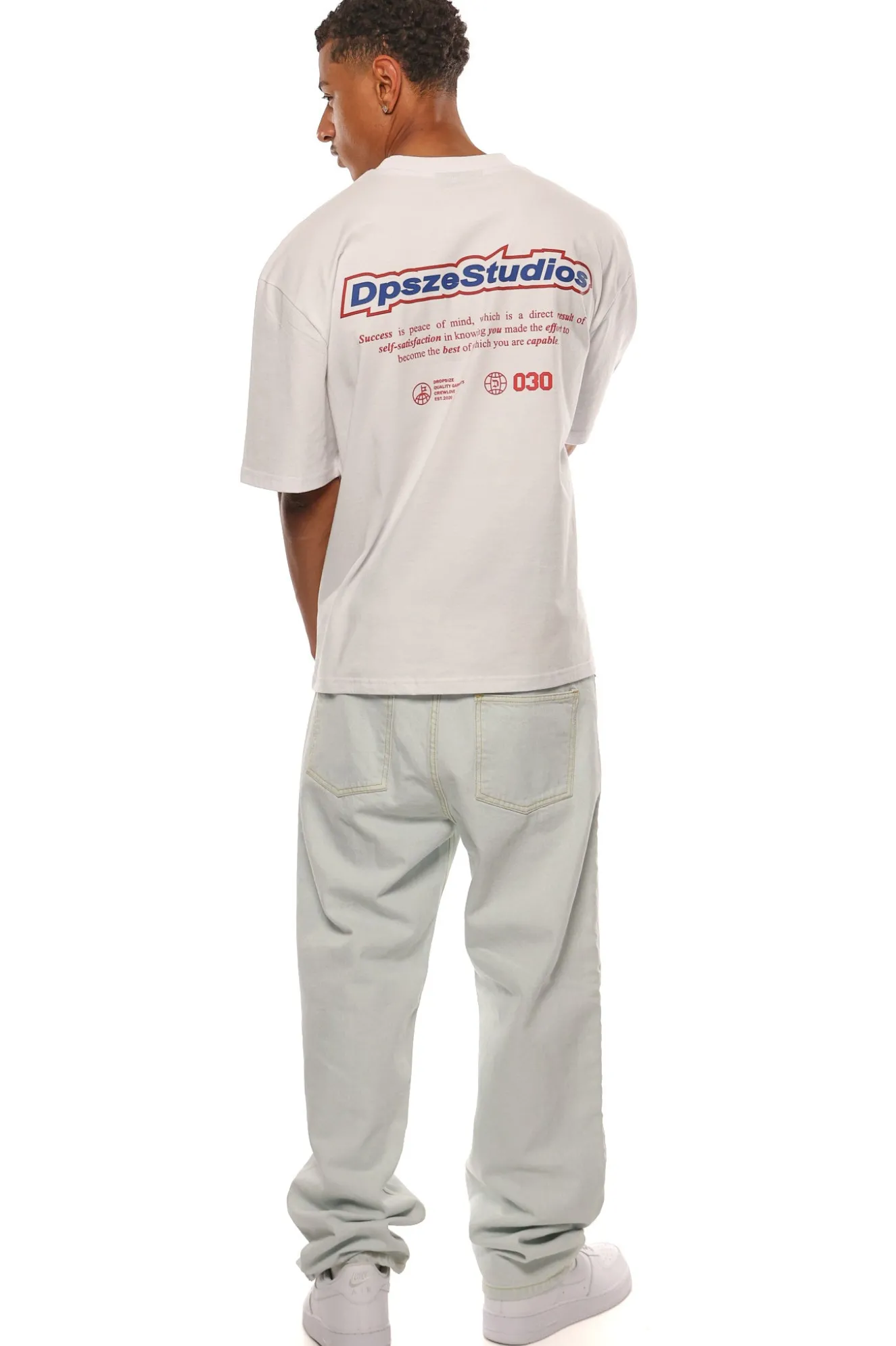 HEAVY OVERSIZE PEACE OF MIND T-SHIRT WHITE