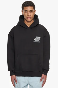 HEAVY OVERSIZE RECORDS TOUR HOODIE BLACK