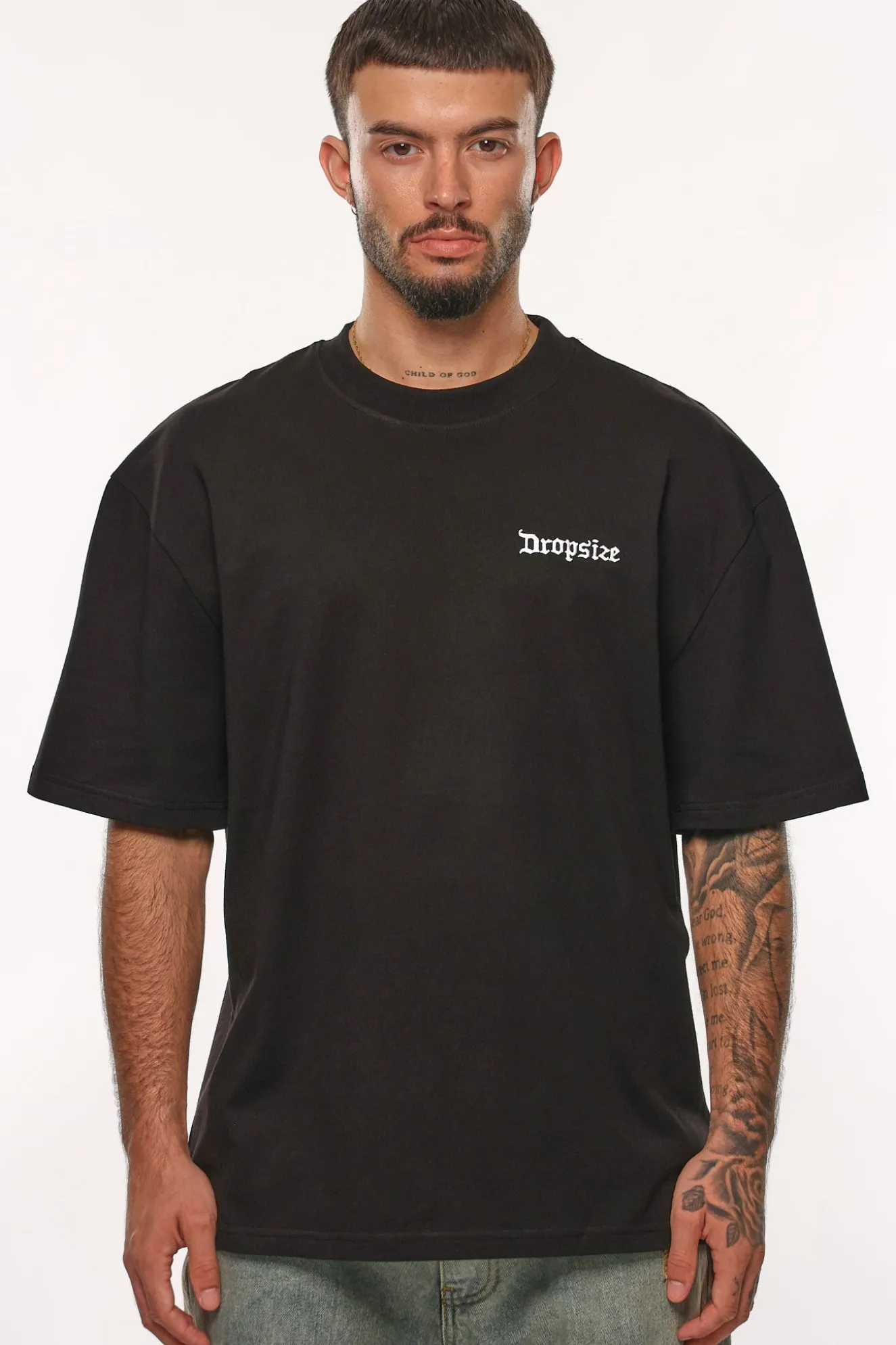 HEAVY OVERSIZE RISE ABOVE THE REST T-SHIRT BLACK
