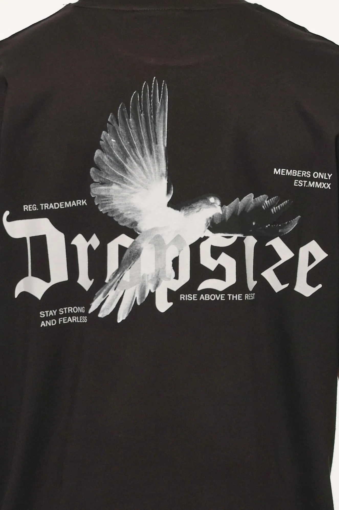 HEAVY OVERSIZE RISE ABOVE THE REST T-SHIRT BLACK