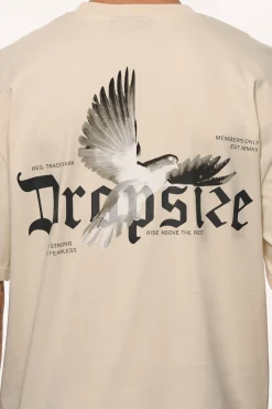 HEAVY OVERSIZE RISE ABOVE THE REST T-SHIRT COCONUT MILK