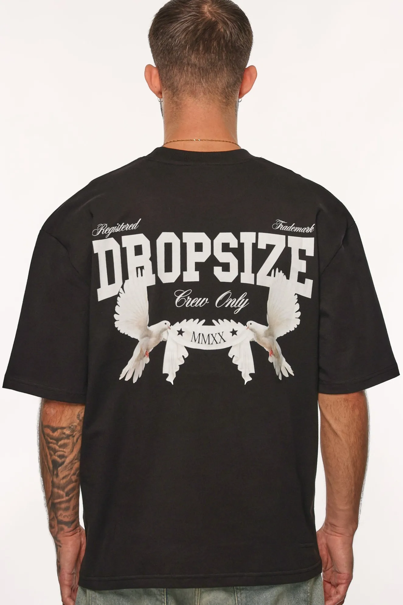 HEAVY OVERSIZE RISE ABOVE THE REST T-SHIRT BLACK