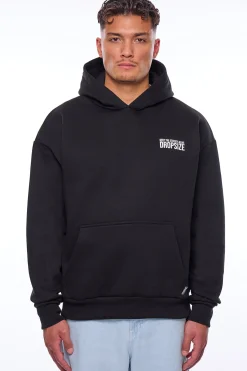 HEAVY OVERSIZE STREETS HOODIE BLACK