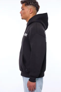 HEAVY OVERSIZE STREETS HOODIE BLACK