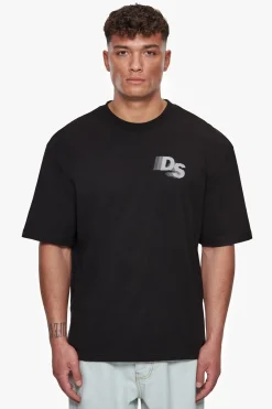 HEAVY OVERSIZE STREETWEAR DEPARTMENT T-SHIRT BLACK