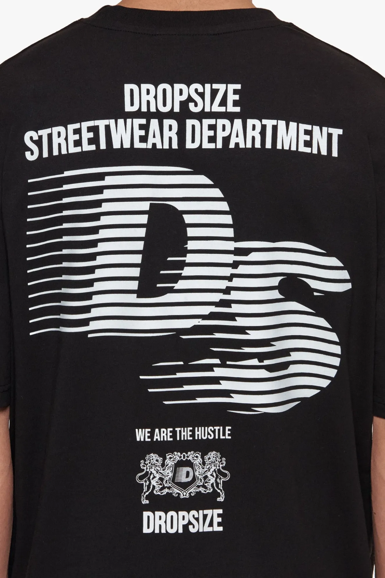 HEAVY OVERSIZE STREETWEAR DEPARTMENT T-SHIRT BLACK