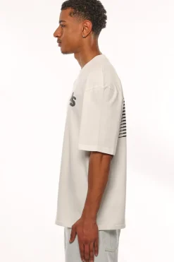 HEAVY OVERSIZE STREETWEAR DEPARTMENT T-SHIRT CREAM WHITE