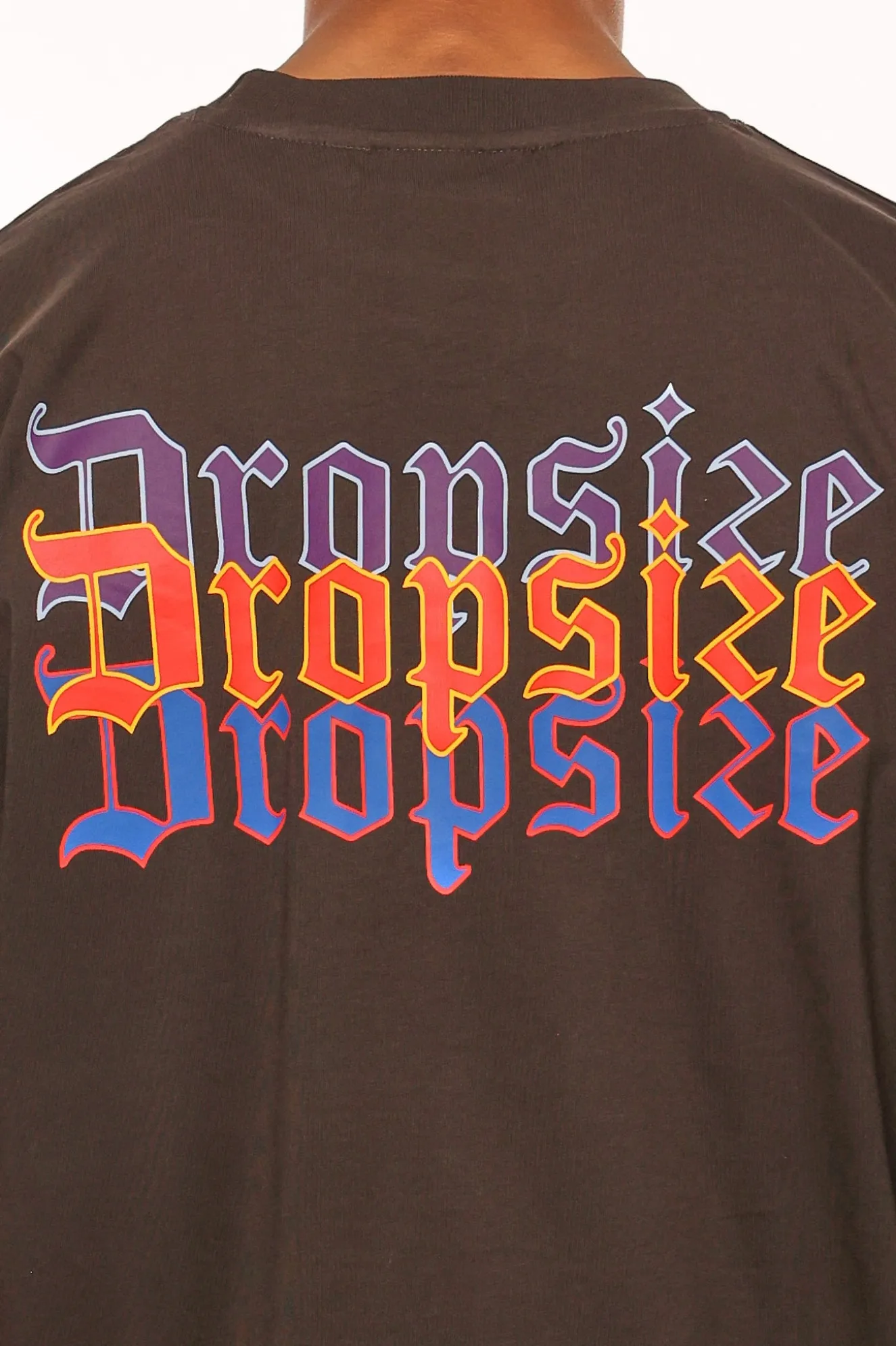 HEAVY OVERSIZE TRIPLE LOGO T-SHIRT WASHED BLACK