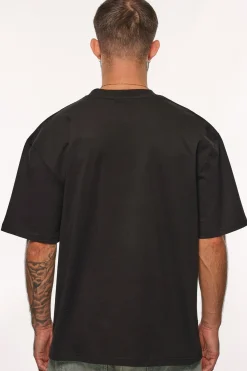 HEAVY OVERSIZE T-SHIRT BLACK/NEON