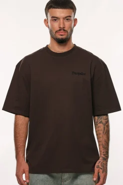 HEAVY OVERSIZE WORK SMART T-SHIRT WASHED BLACK