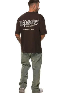 HEAVY OVERSIZE WORK SMART T-SHIRT WASHED BLACK