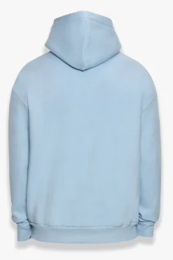HEAVY OVERSIZED CENTER HD HOODIE BABY BLUE