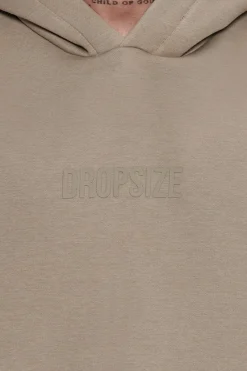 HEAVY OVERSIZED CENTER HD HOODIE SIMPLY TAUPE