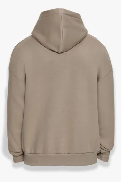HEAVY OVERSIZED CENTER HD HOODIE SIMPLY TAUPE