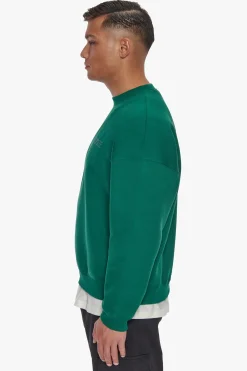 HEAVY OVERSIZED HD PRINT SWEATER GREEN