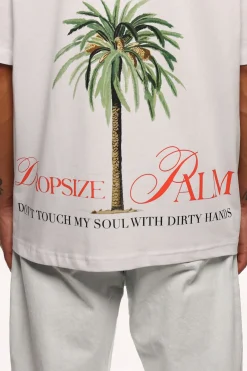 HEAVY PALM T-SHIRT WHITE