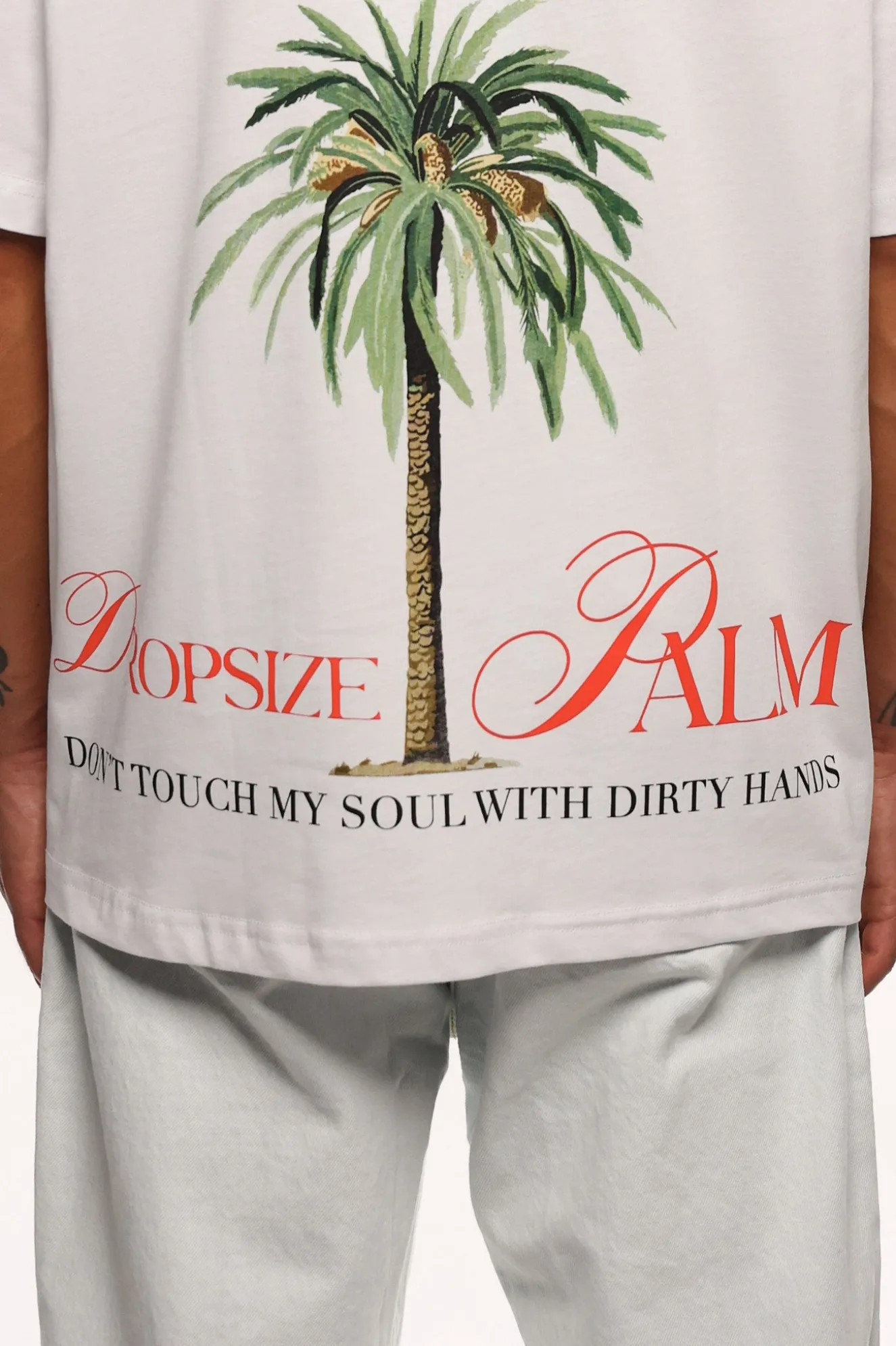 HEAVY PALM T-SHIRT WHITE