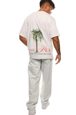 HEAVY PALM T-SHIRT WHITE