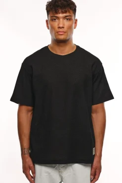 HEAVY RIB T-SHIRT BLACK