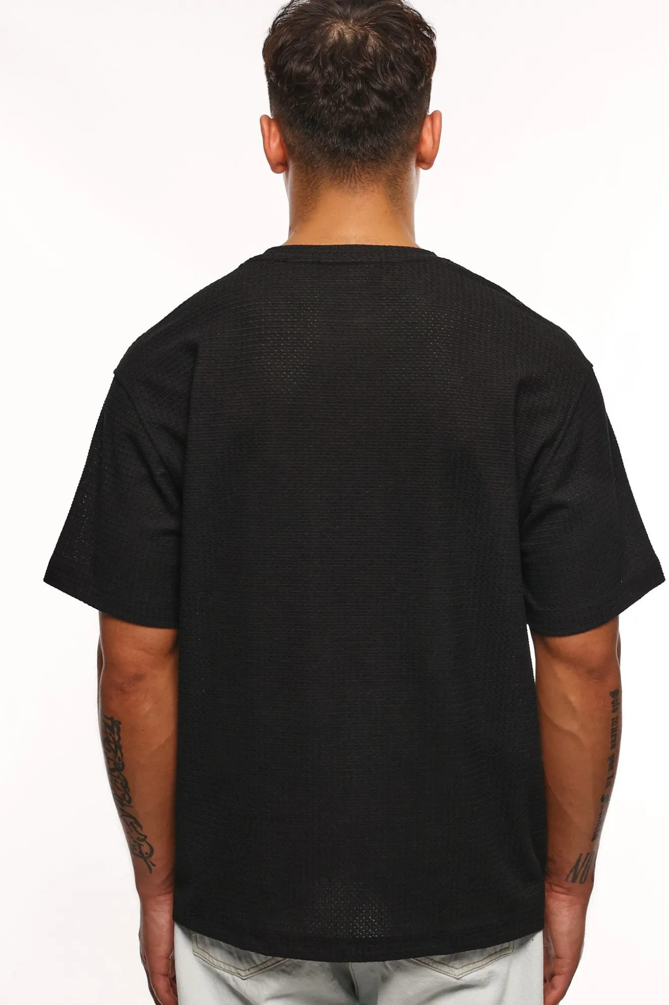 HEAVY RIB T-SHIRT BLACK