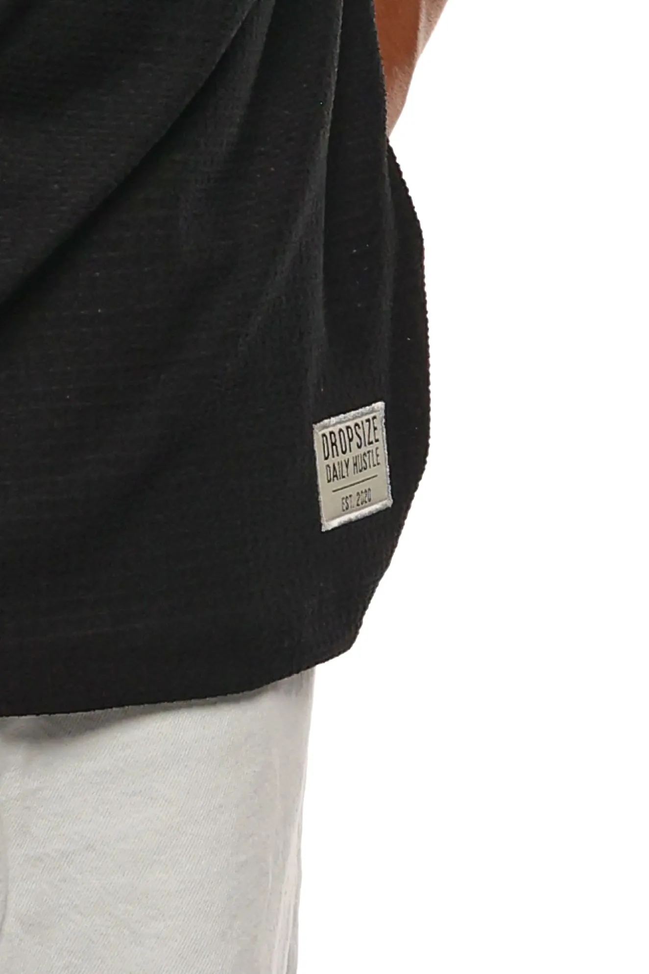 HEAVY RIB T-SHIRT BLACK