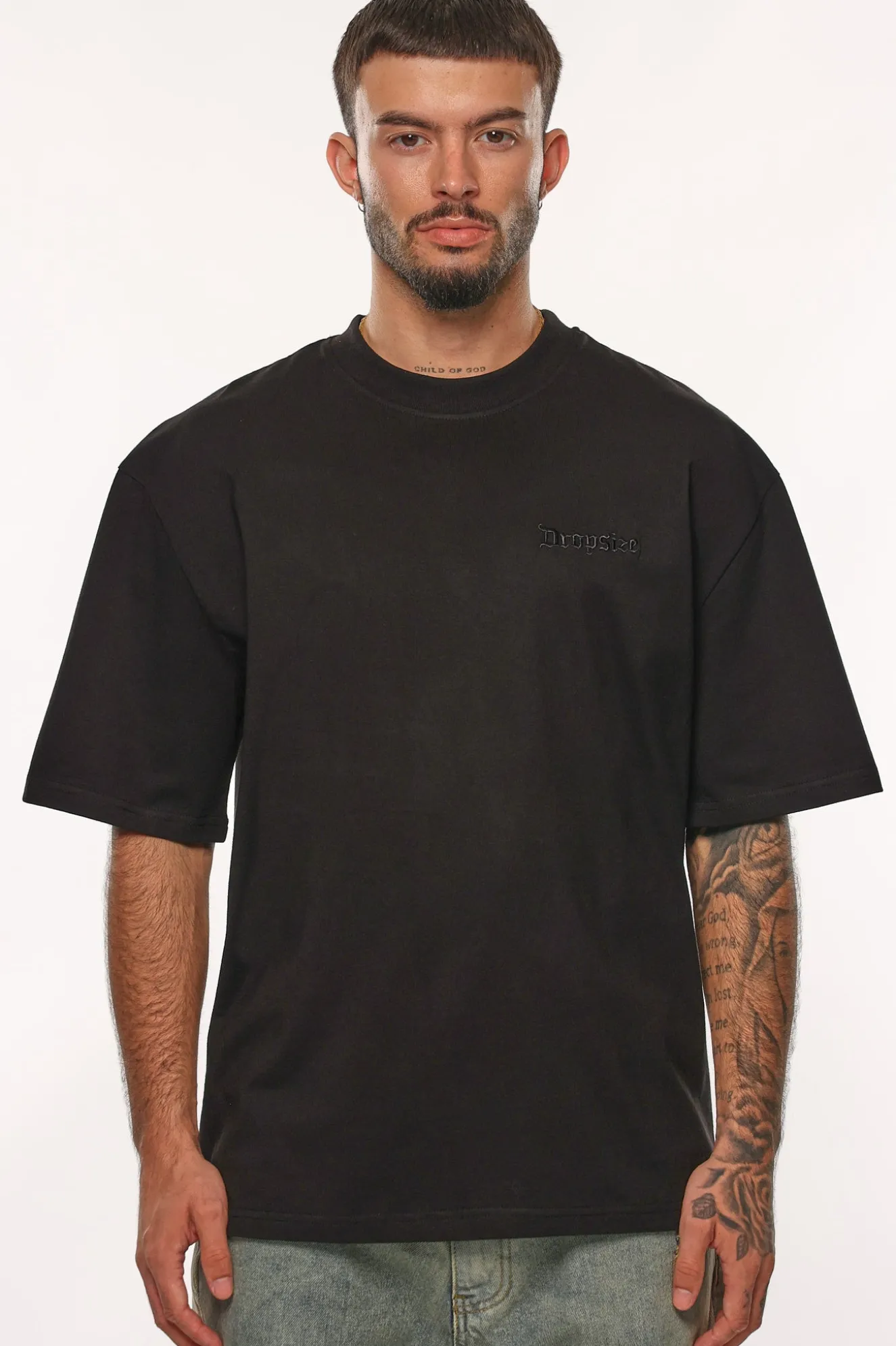 HEAVY RISE AND SHINE T-SHIRT BLACK