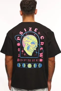 HEAVY SKULL LOGO T-SHIRT BLACK