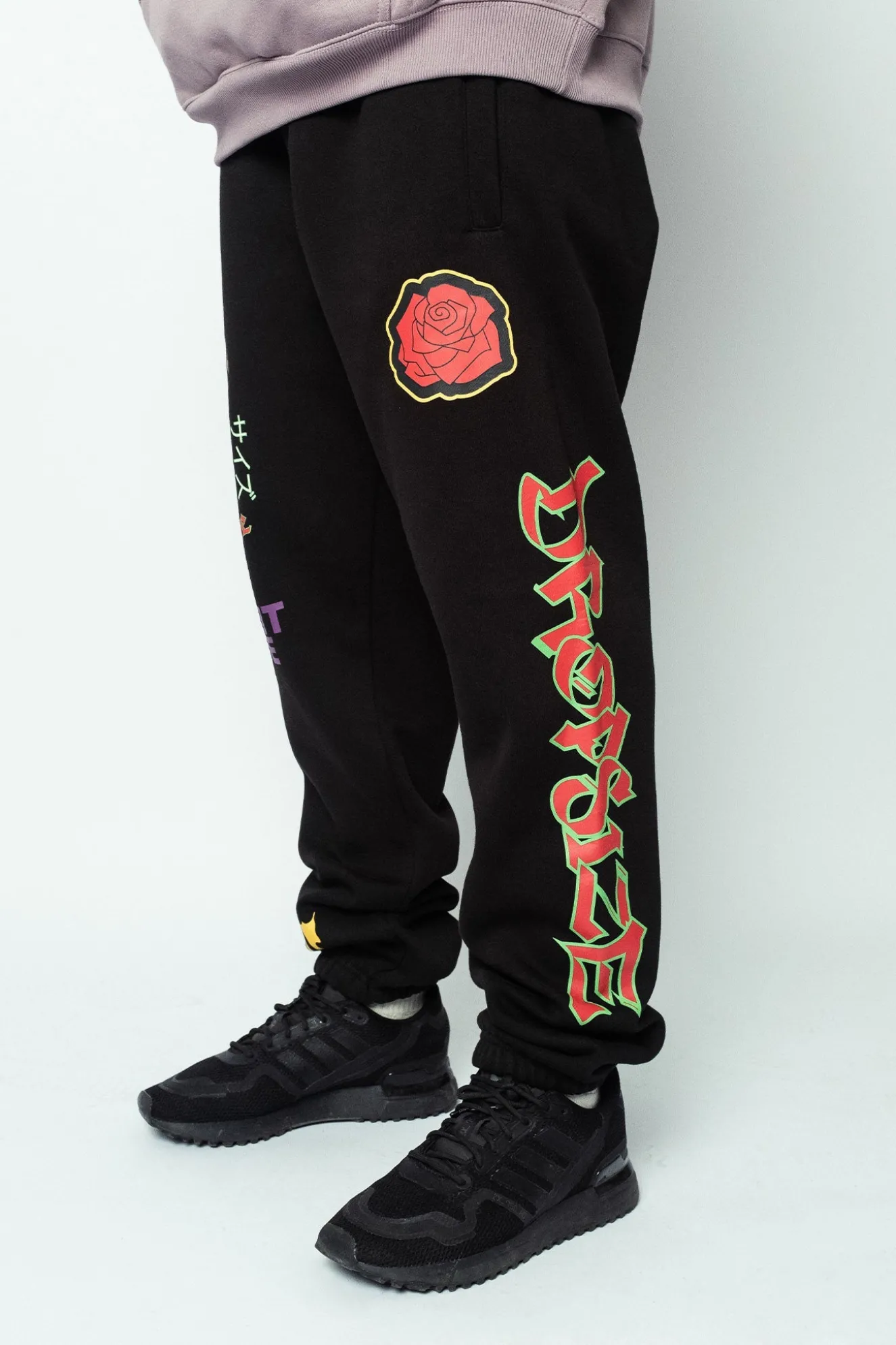 HEAVY SWEAT TRUST NO ONE PANTS BLACK