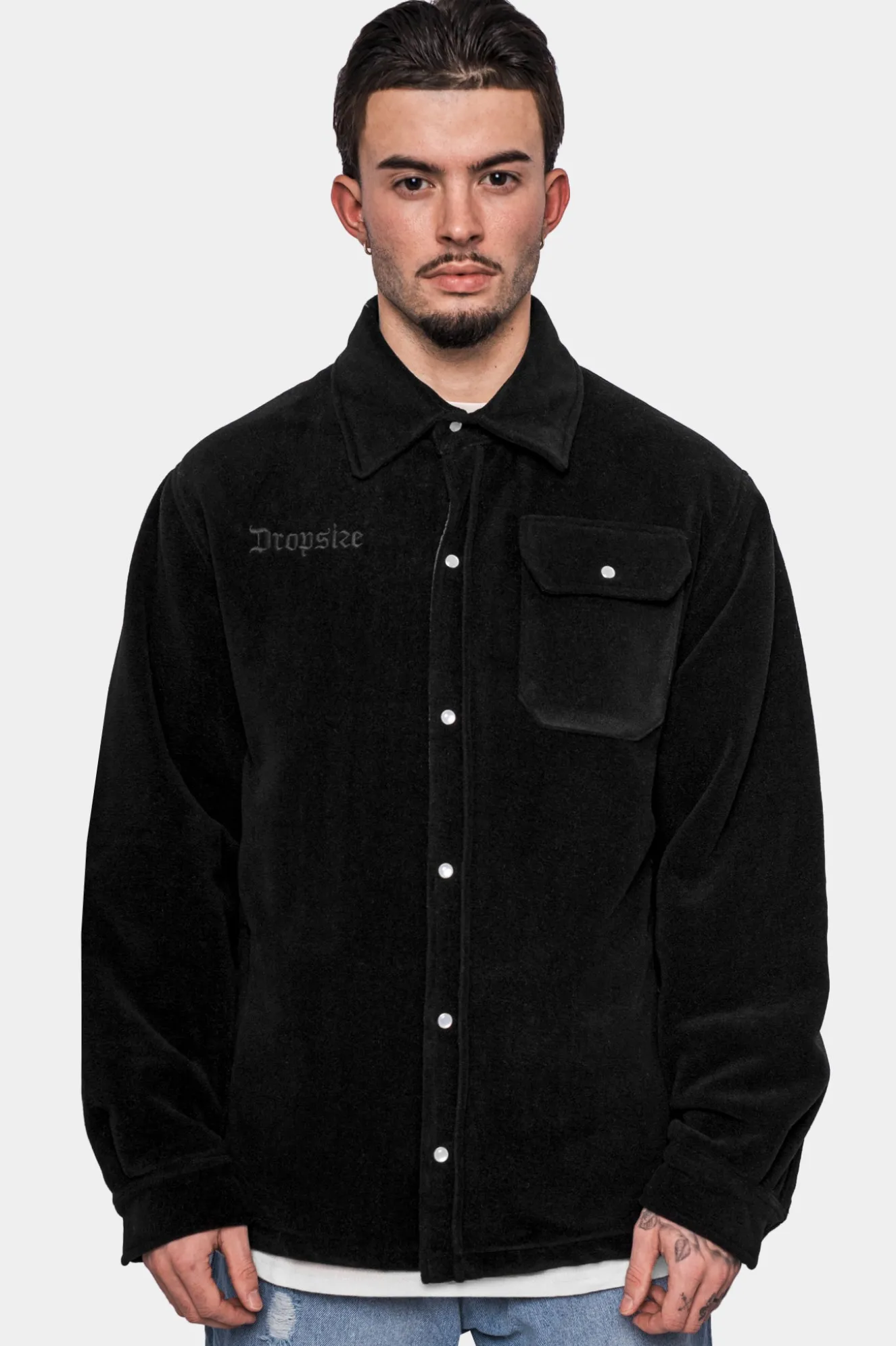 HEAVY V2 FLEECE JACKET BLACK