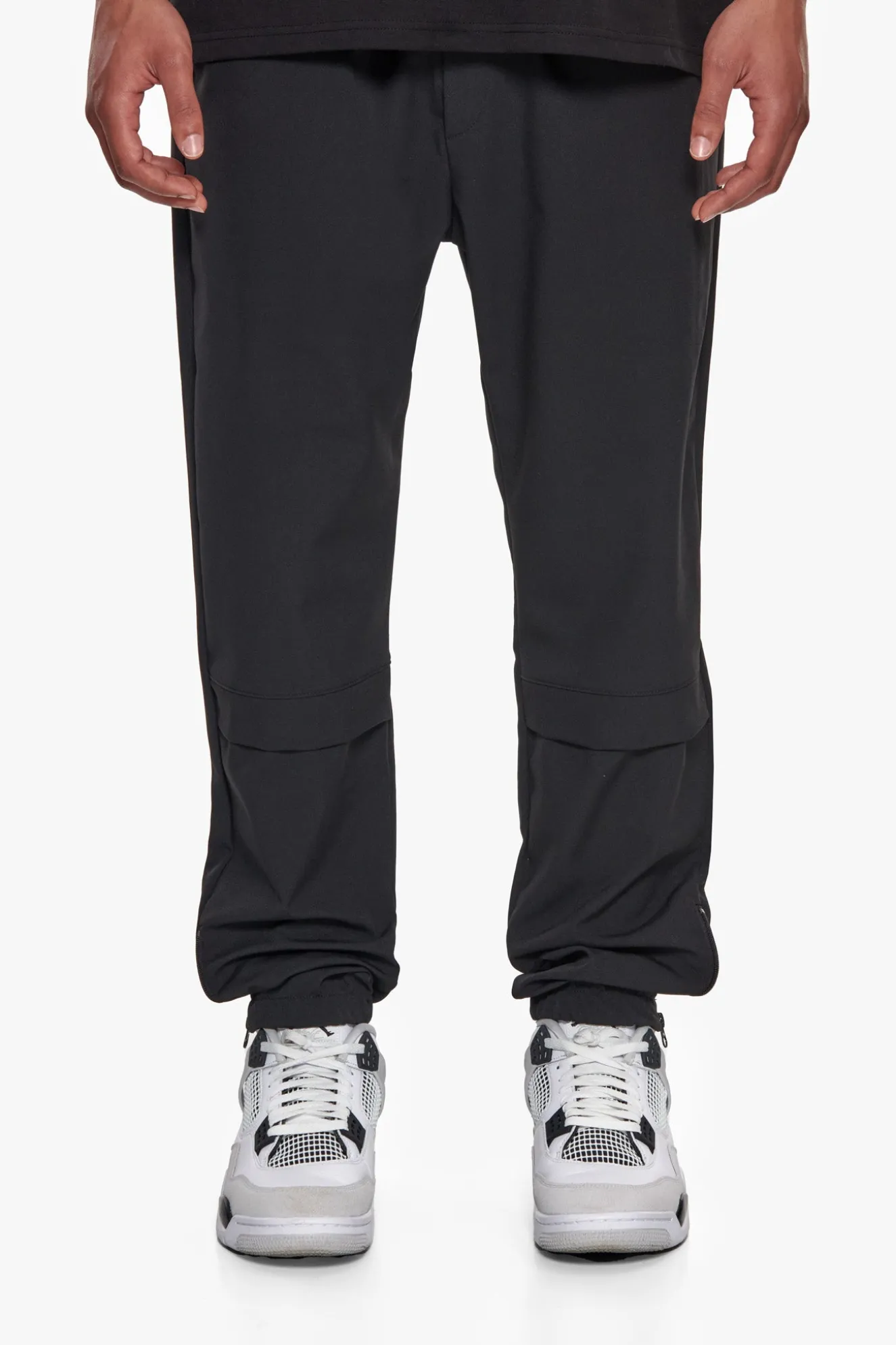 LICRA TRACK PANTS BLACK