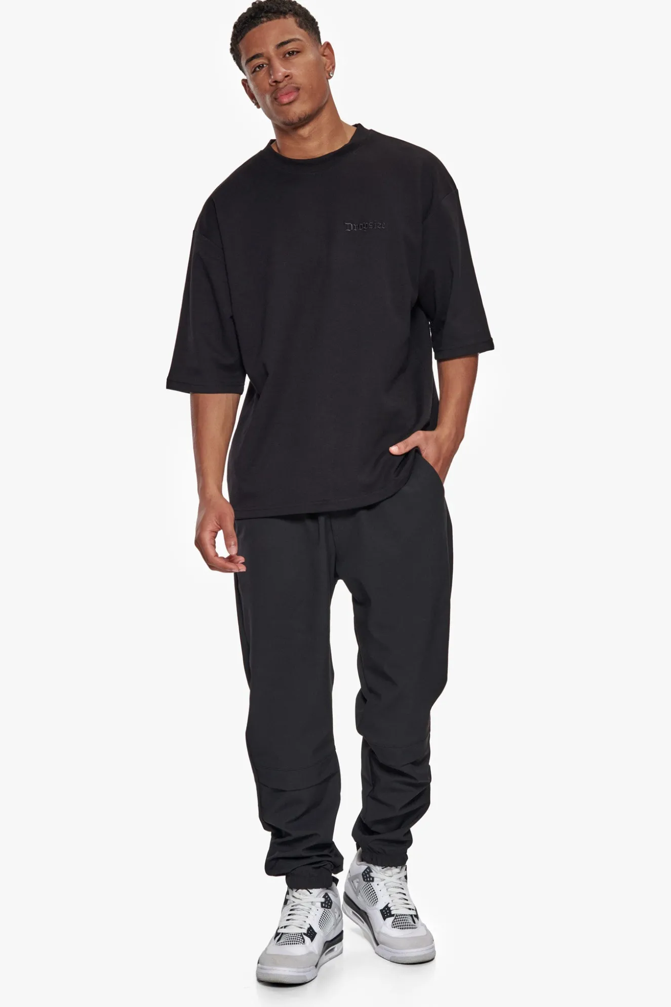 LICRA TRACK PANTS BLACK