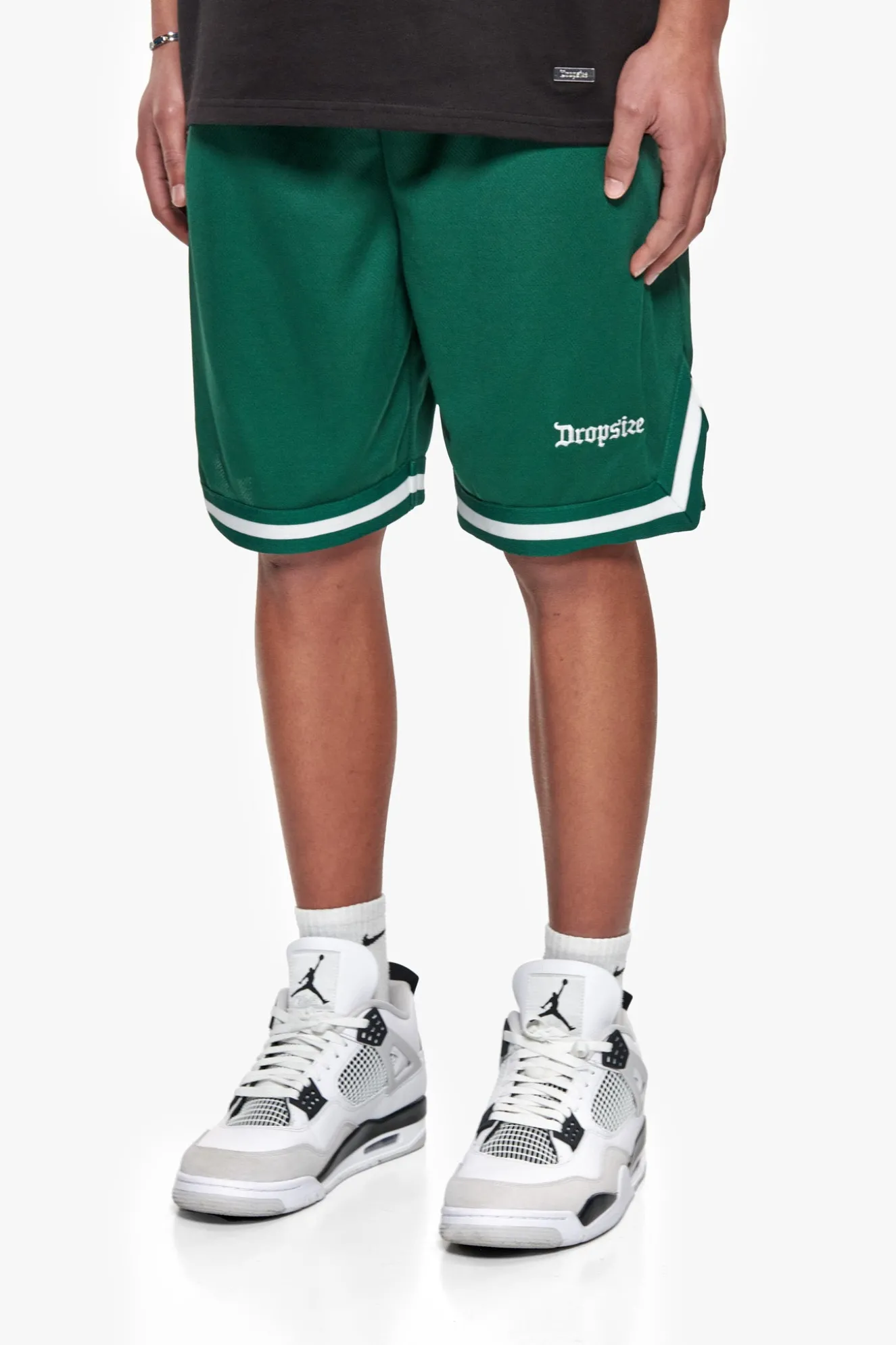 LOGO MESH SHORT GREEN