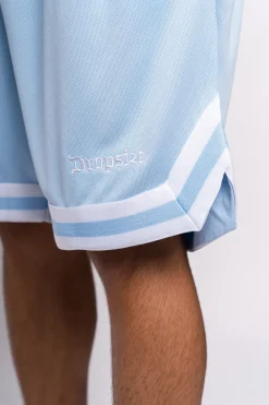 LOGO MESH SHORTS BABY BLUE