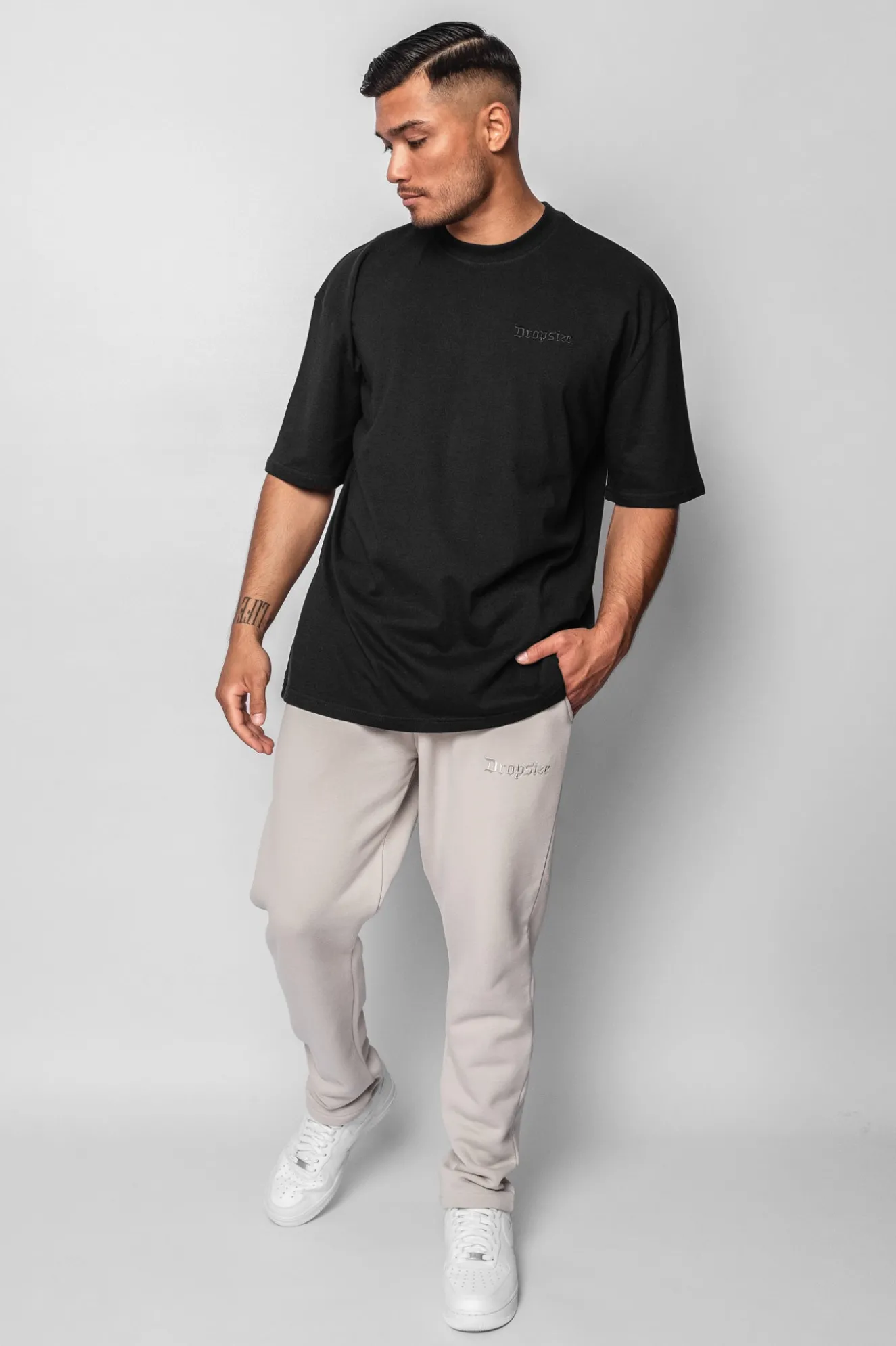 LOGO SWEAT PANT MOON BEAM