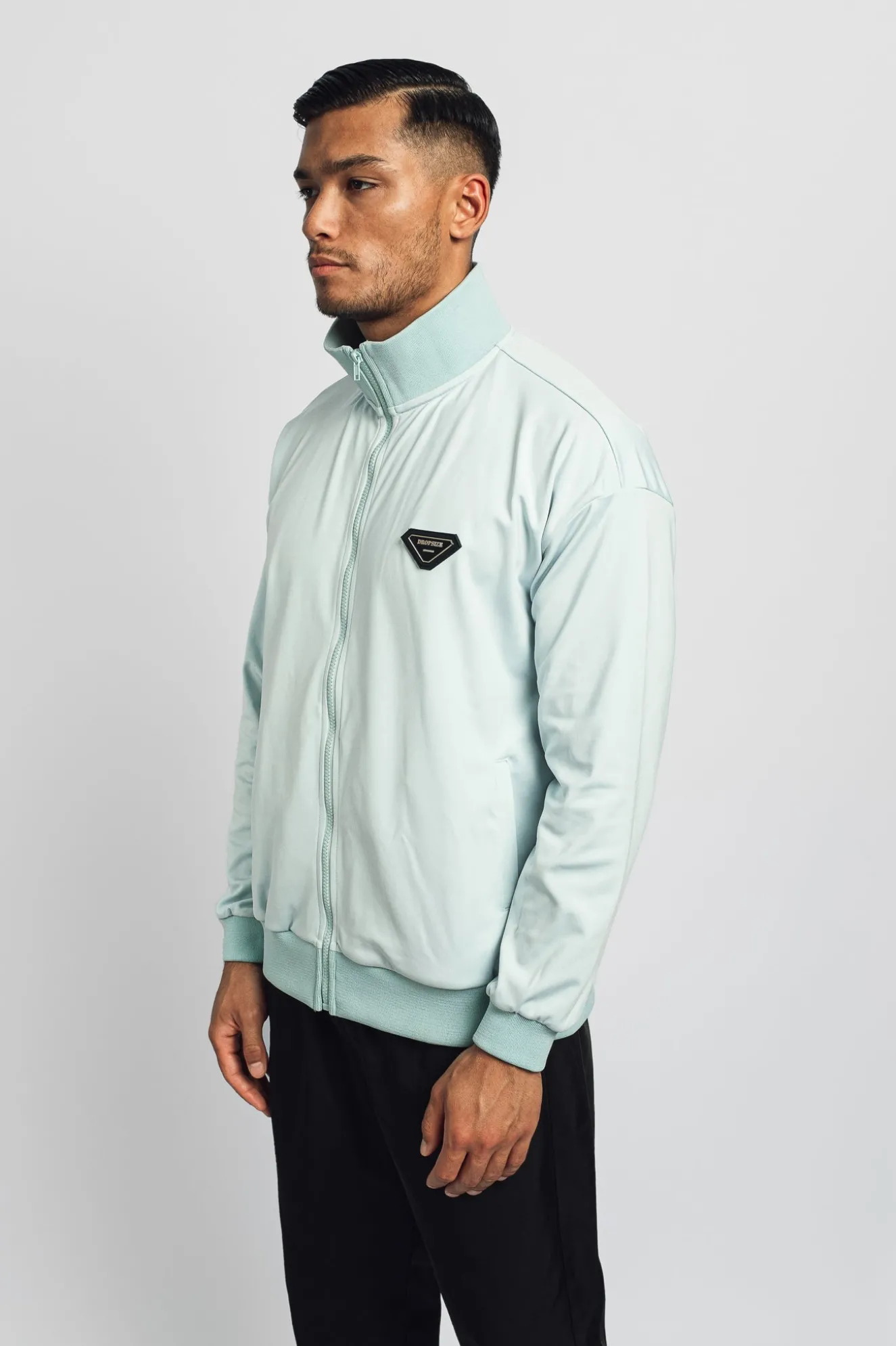 LOGO TRACK JACKET BABY BLUE