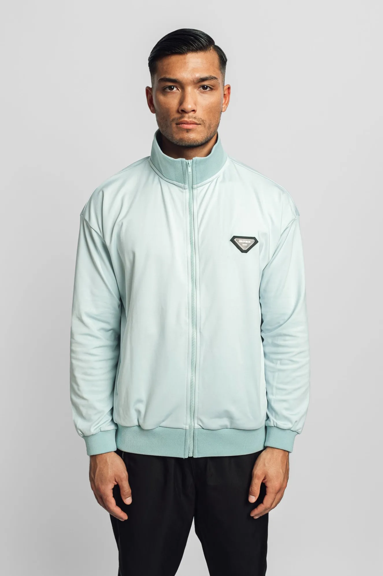 LOGO TRACK JACKET BABY BLUE