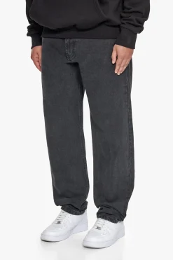 LOOSE FIT CHARCOAL JEANS
