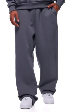 OPEN LEG JOGGER STEEL GREY