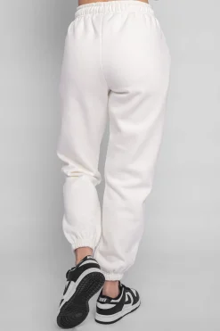 PUFFER PRINT MIXED COLOR JOGGER CREAM WHITE