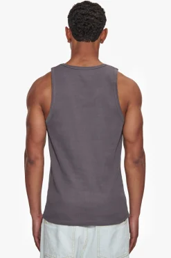 RIB TANK TOP GREY