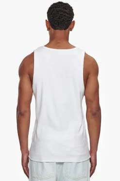 RIB TANK TOP WHITE