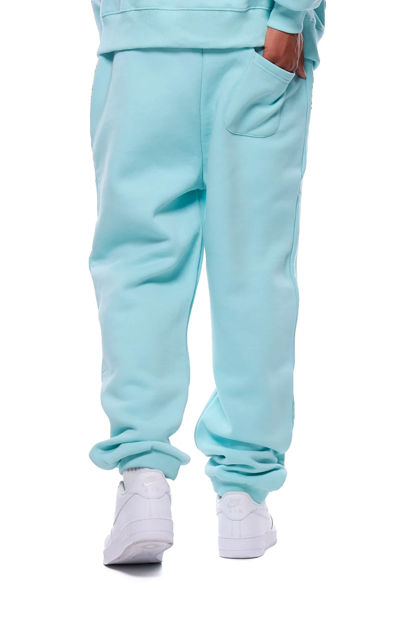 SUPER HEAVY EMBO JOGGER TURQUOISE