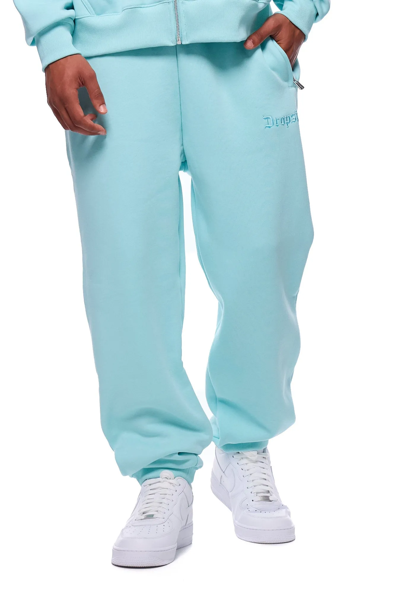 SUPER HEAVY EMBO JOGGER TURQUOISE