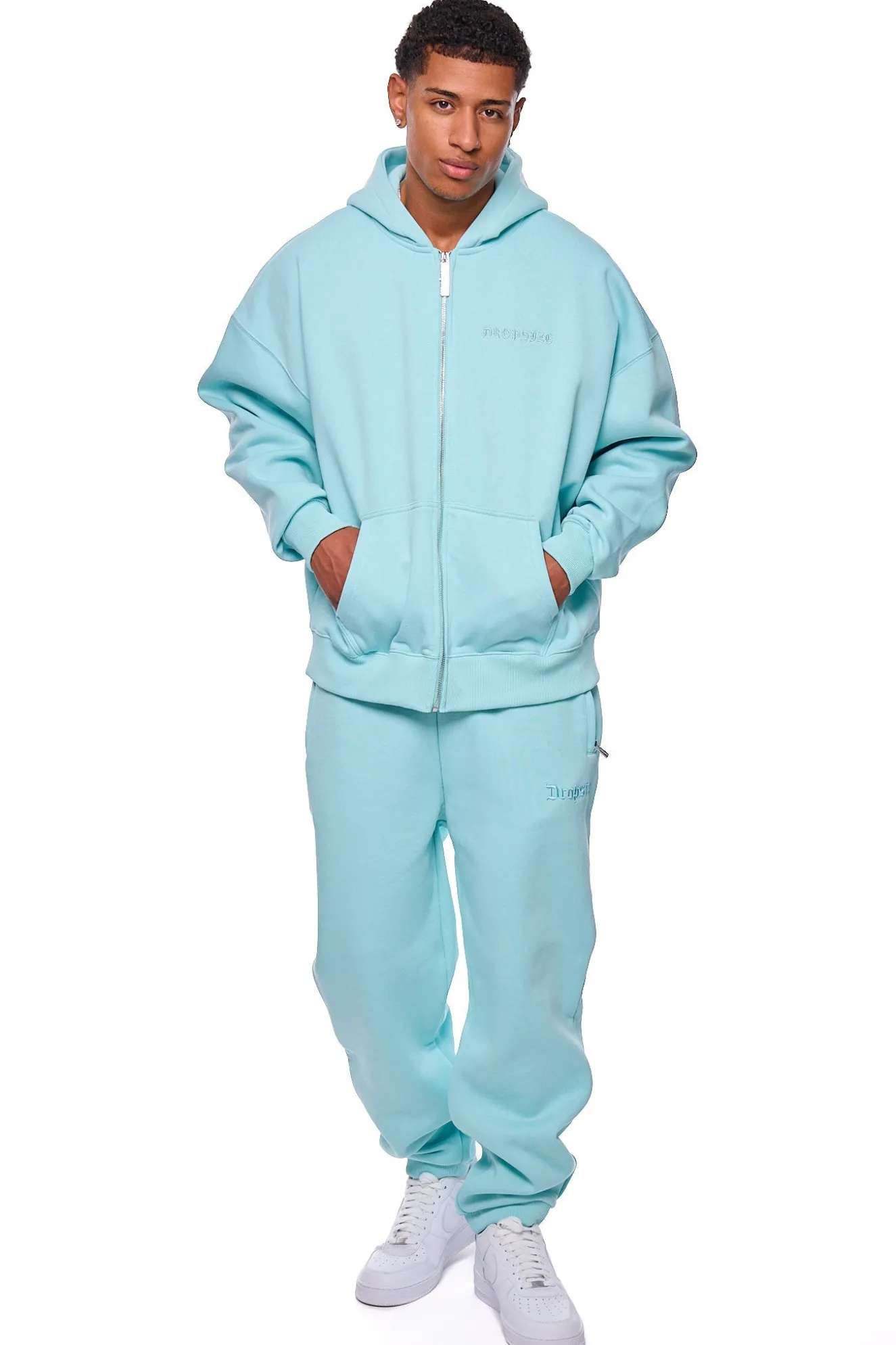 SUPER HEAVY EMBO JOGGER TURQUOISE