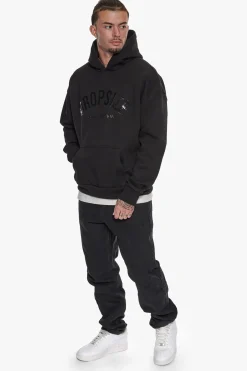 SUPER HEAVY OVERSIZE DS LIMITED HOODIE BLACK