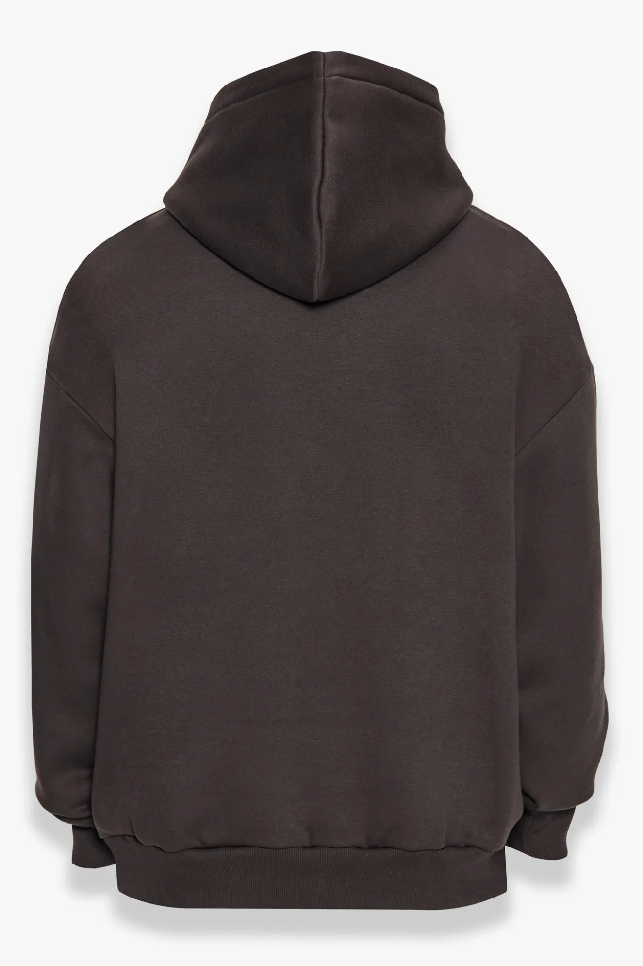 SUPER HEAVY OVERSIZE V2 MIDDLE EMBO HOODIE WASHED BLACK / BLACK