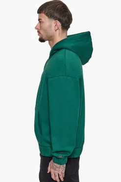 SUPER HEAVY OVERSIZED HD PRINT ZIP HOODIE V2 GREEN