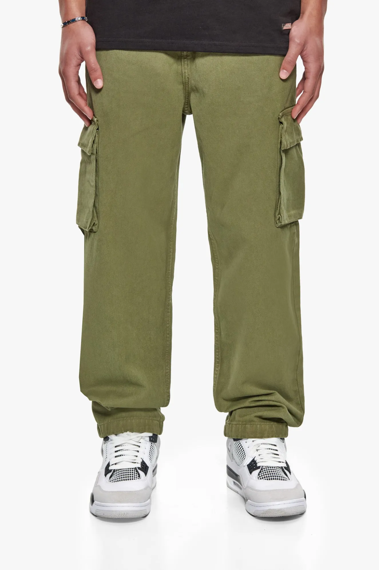 V2 CARGO JEANS SINGLE POCKET OLIVE