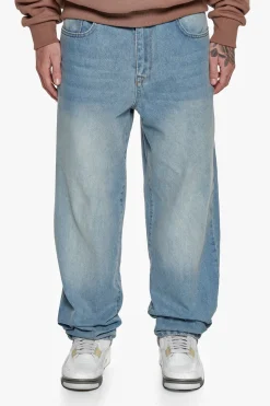 V4 LOOSE FIT JEANS MID BLUE