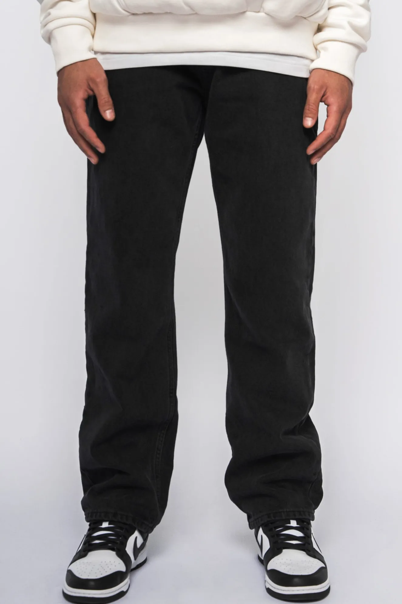 V2 LOOSE FIT JEANS WASHED GRAY